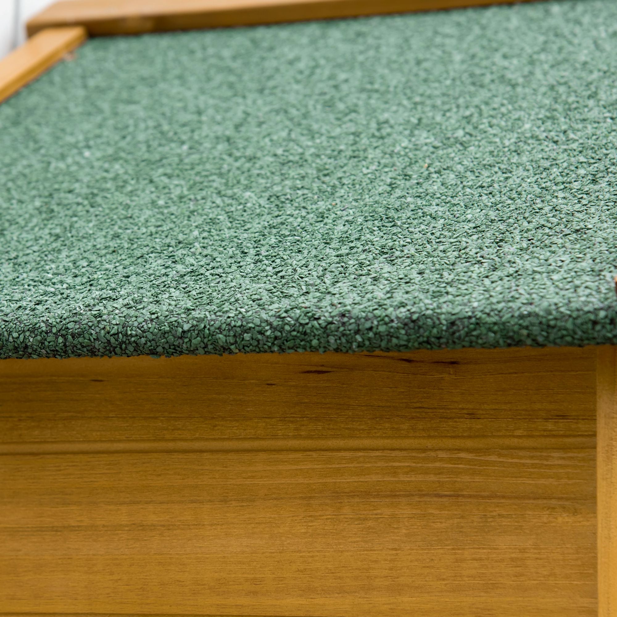 Wooden Garden Storage Shed, Utility Cabinet with 3 Shelves and 2 Doors, Natural Wood