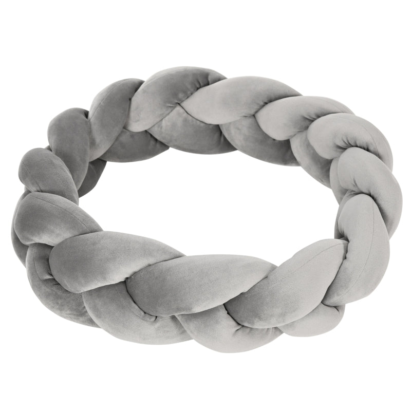 Pet Bed with Cushion, Washable, Grey