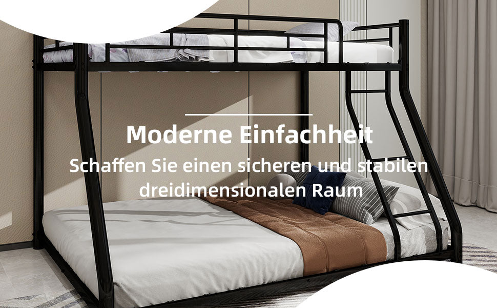 Bunk Bed, Twin Over Full, Metal