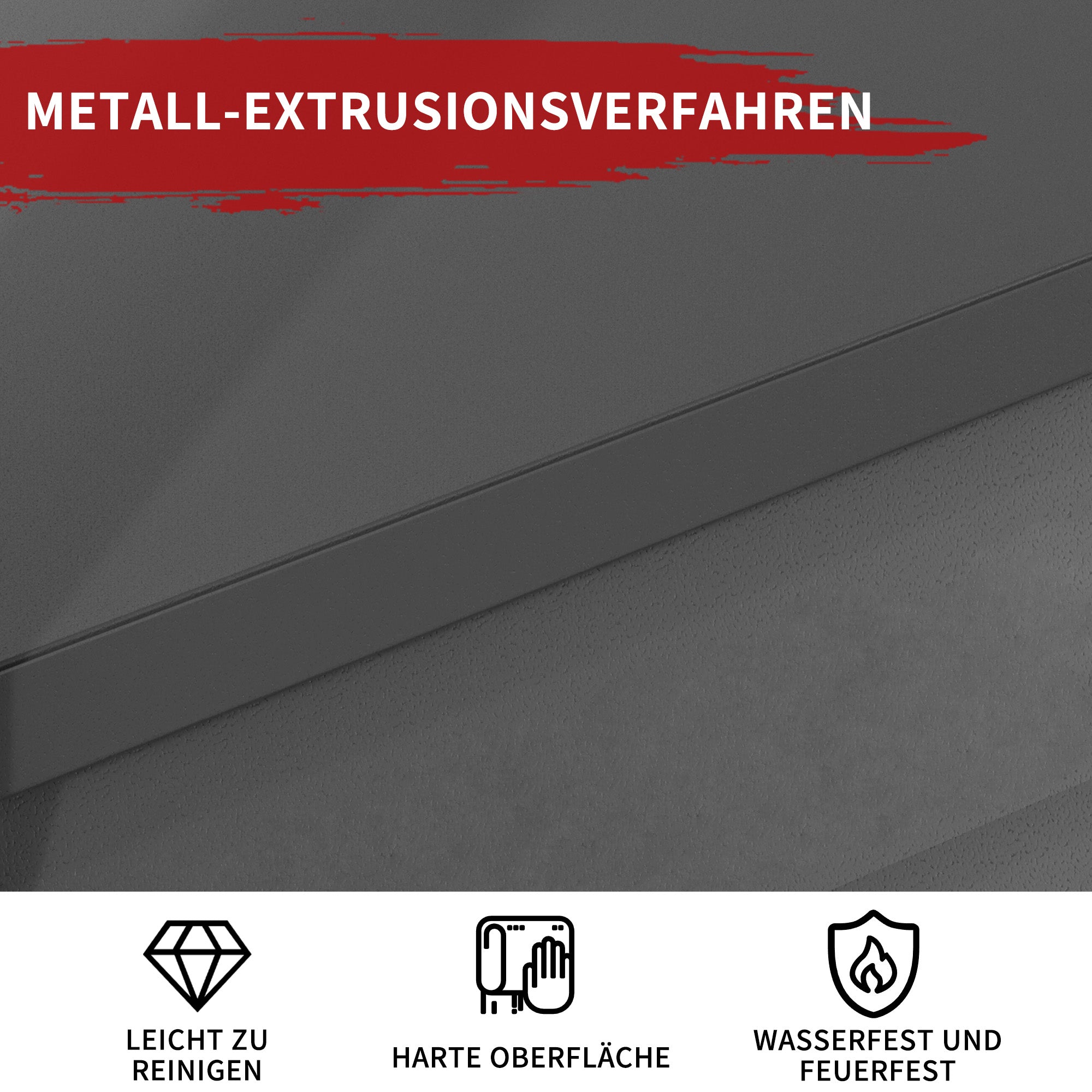 Heavy Duty Shelving Unit, 5 Shelves 650kg Load Capacity Height-Adjustable, Metal Black