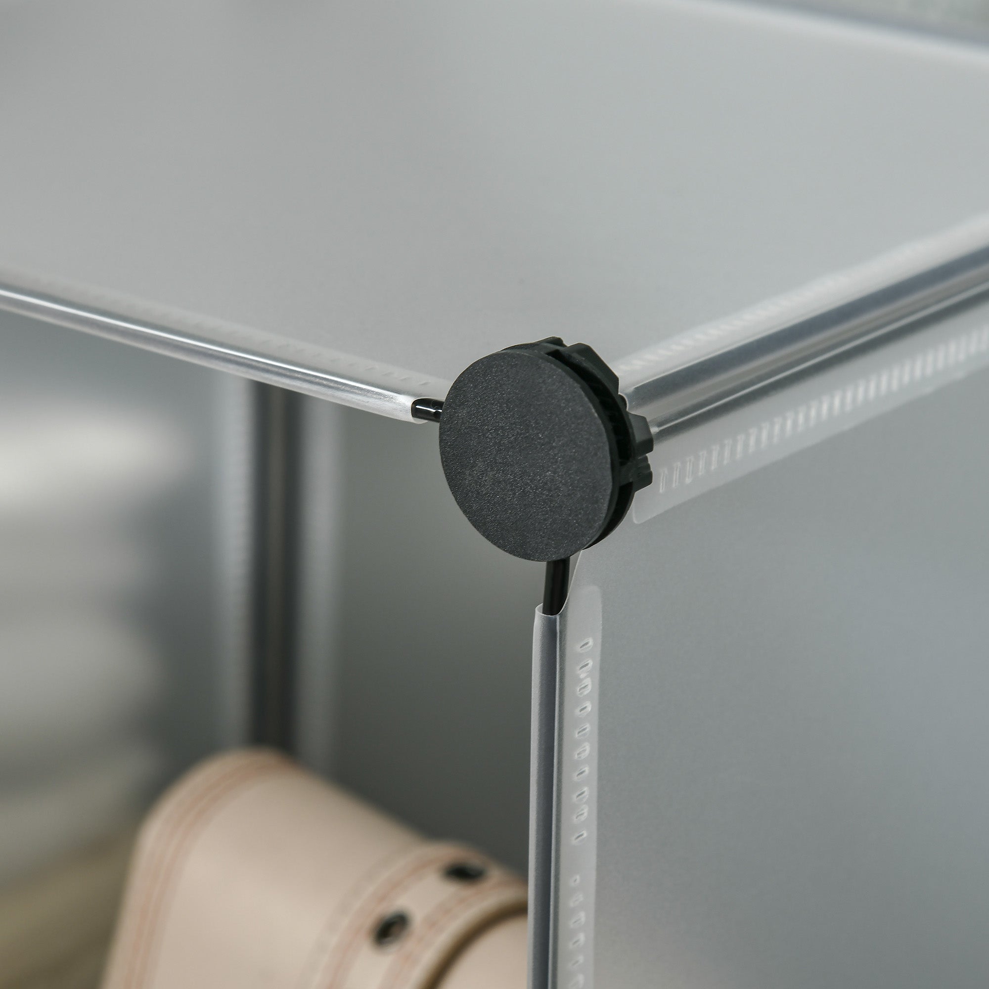 DIY Cube Shelving System 16 Cube Storage Boxes Plastic White