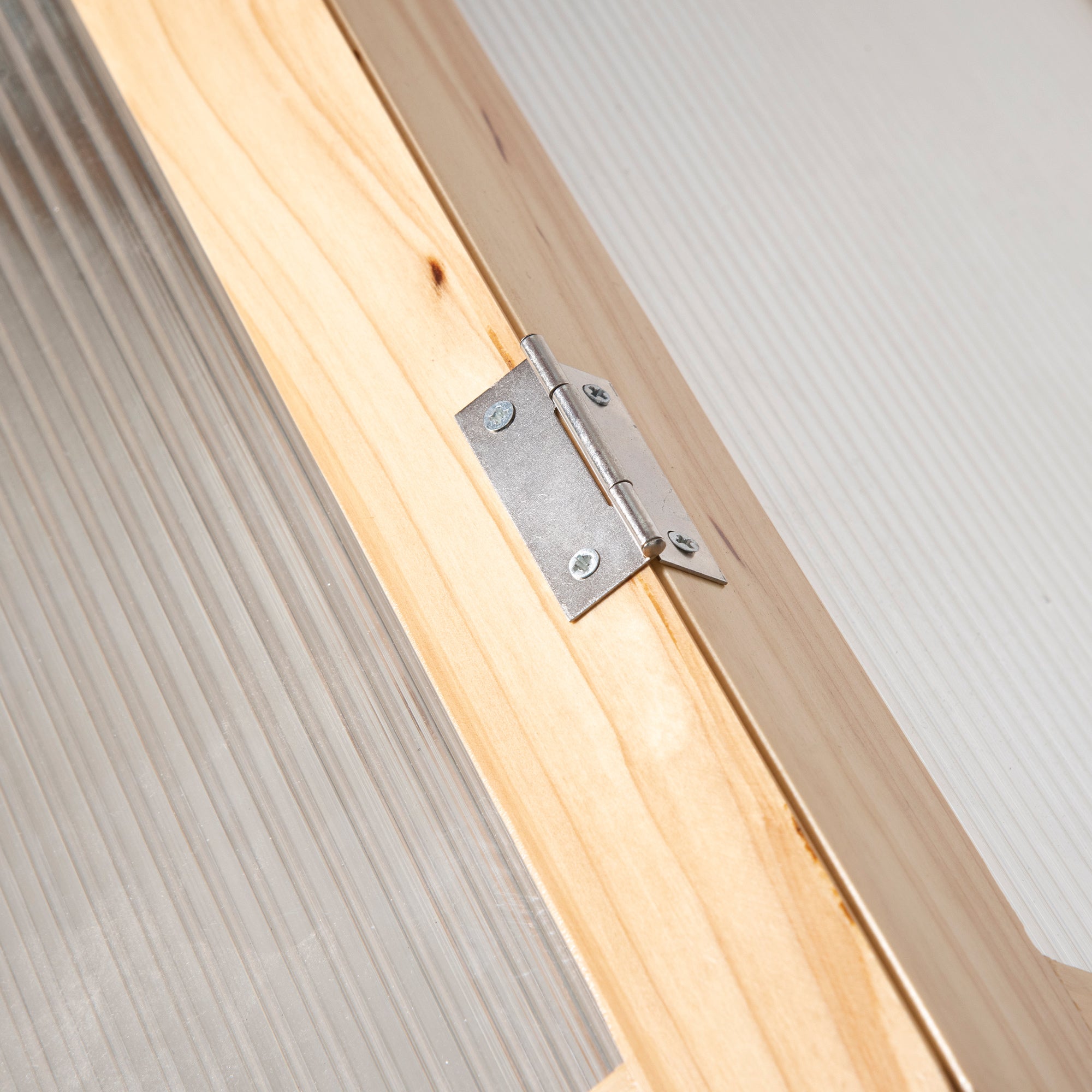 Raised Garden Bed with Greenhouse Top and 2 Independent Roofs, Wooden, Natural