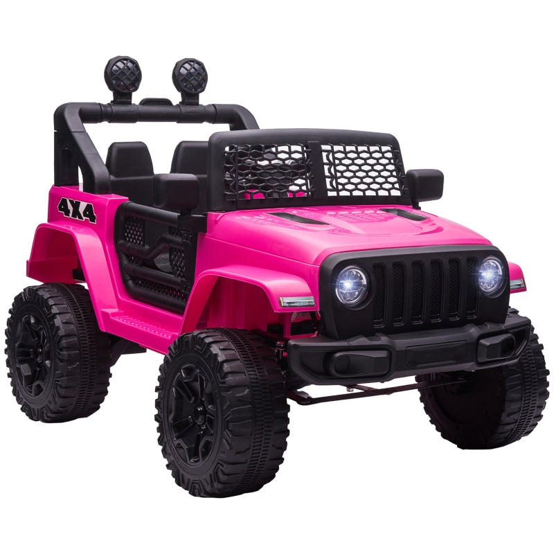 Kids Electric Ride On Car 12V Off Road Toy Pink