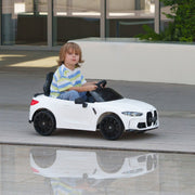 BMW Kids Car 12V with Remote Control, LED Lights, White