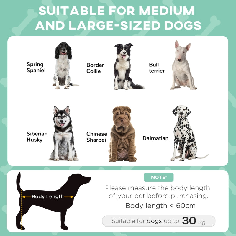 Cooling Raised Pet Bed with Washable Breathable Mesh, for Medium/Large Dogs - Light Grey