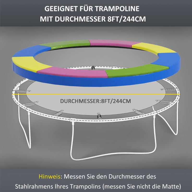Trampoline Edge Cover, UV Protection, Weather-Resistant, Durable, Robust, Ø244 cm
