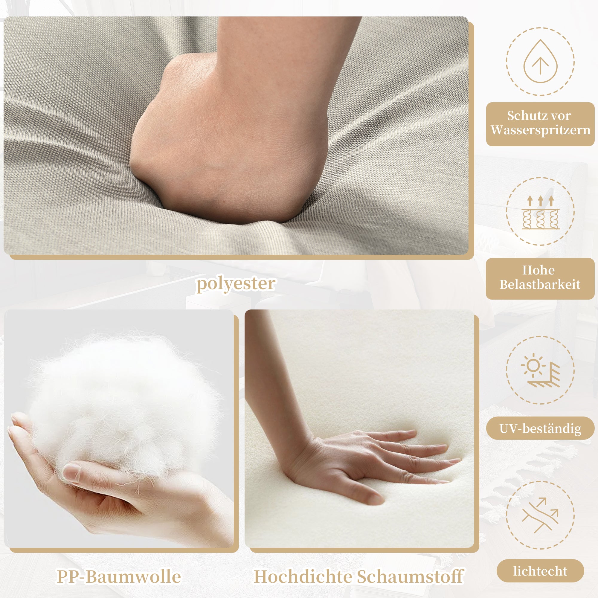 Garden Lounge Set with 3-Seater Sofa, 2 Armchairs and 2 Coffee Tables, Grey Wood and Steel