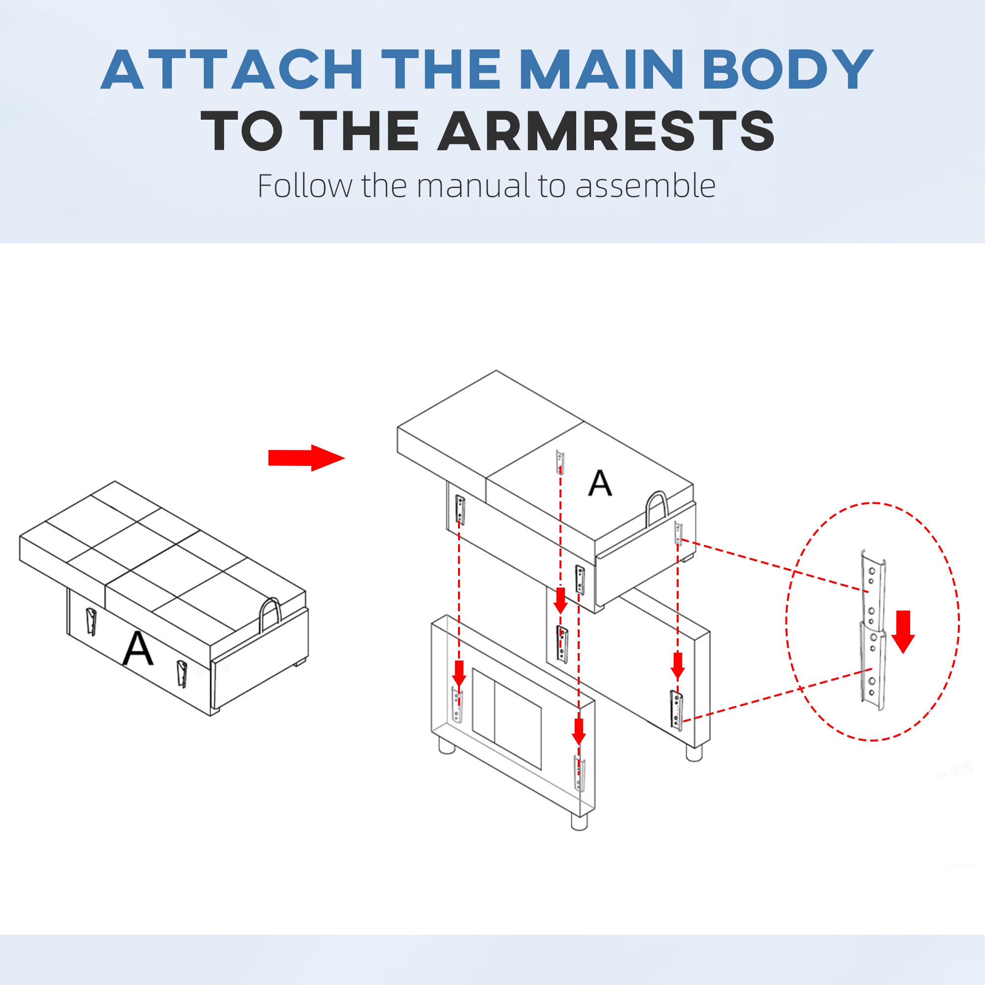 Single Chair Bed, Linen-Look, Light Grey