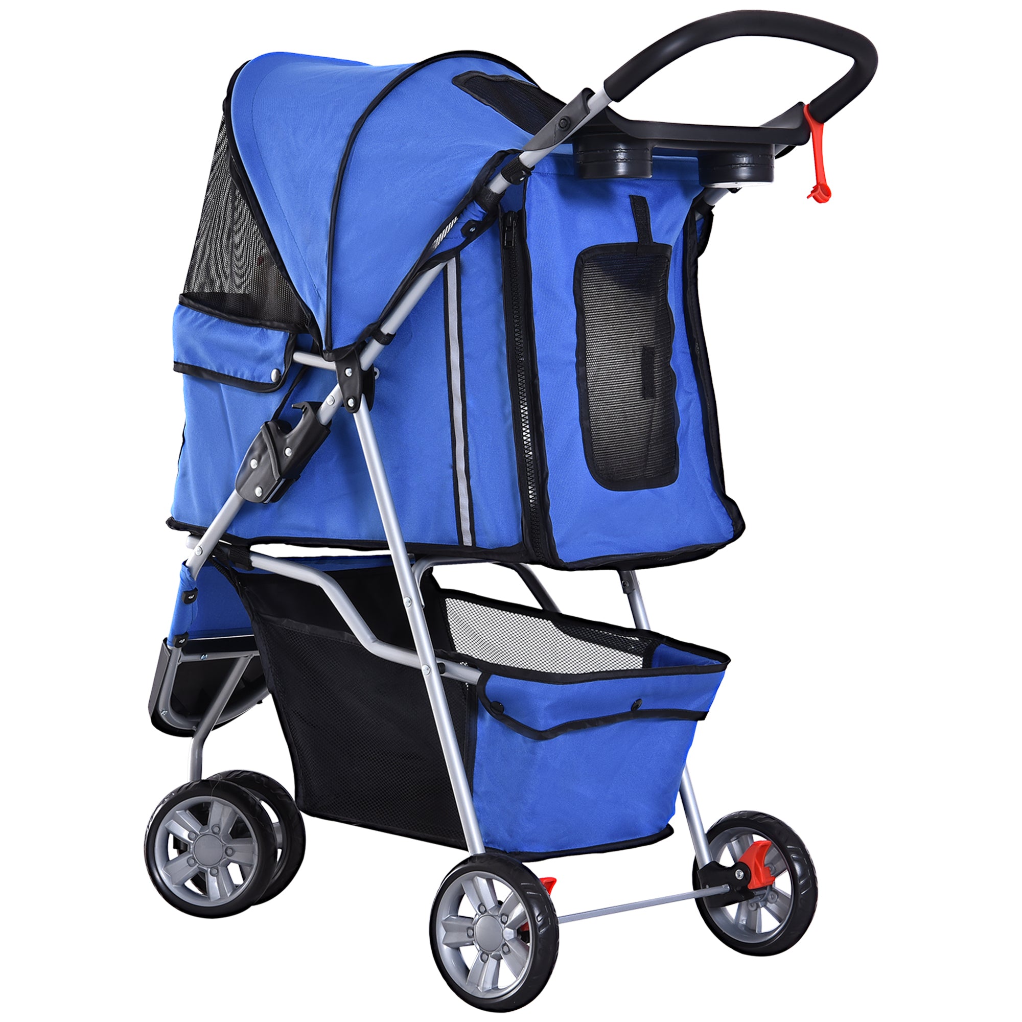 Dog Stroller, Foldable Lightweight, Blue