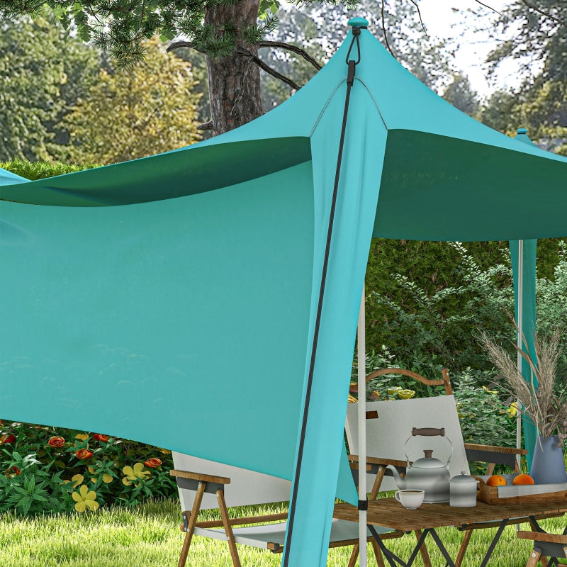 Beach Tent Event Shelter Detachable Sidewall Carry Bag, Sky Blue