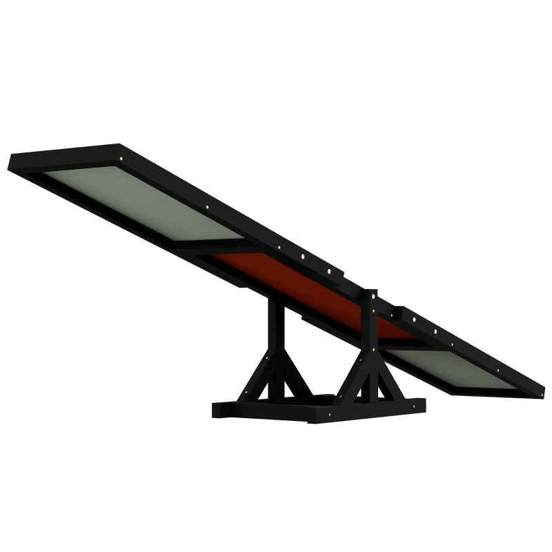 Pet Seesaw, Wooden Agility Equipment for Big Dogs - Black