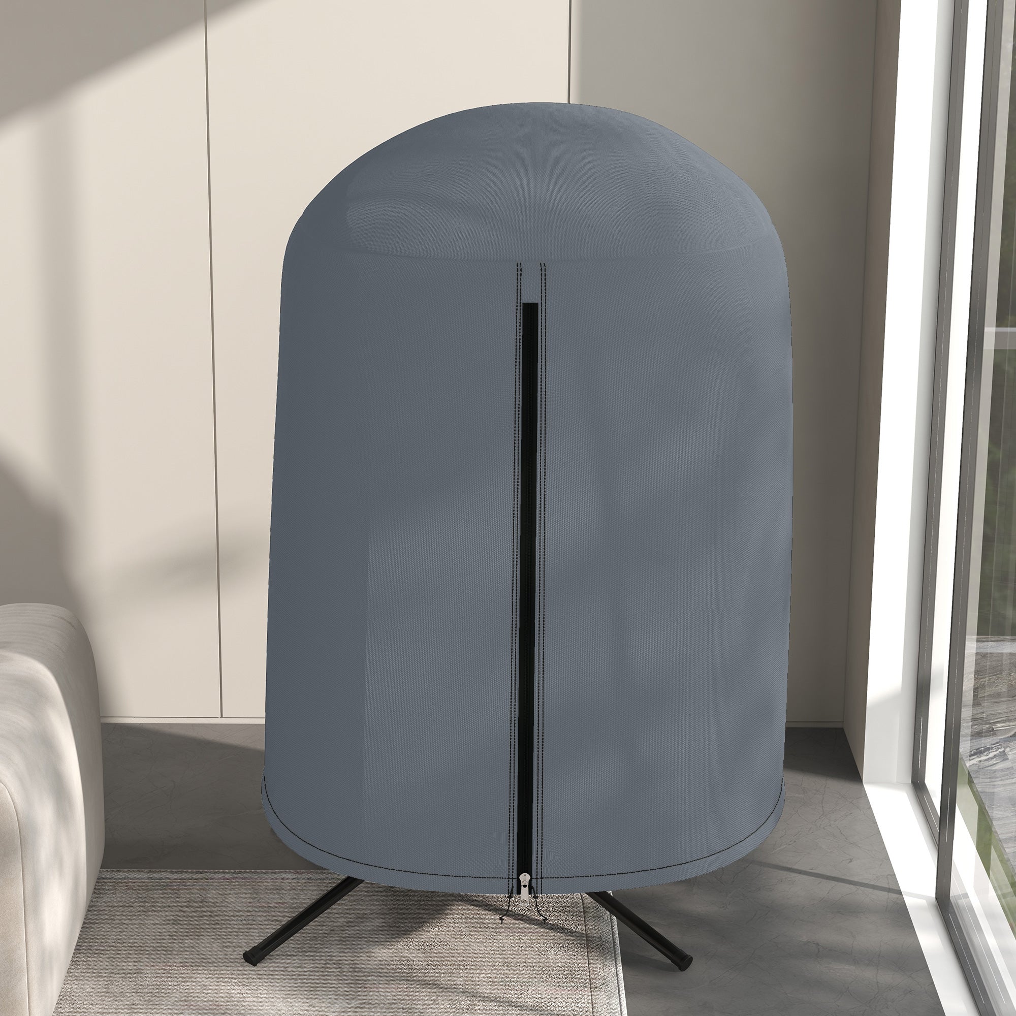 Hanging Egg Chair Furniture Cover 190x128cm Protection Grey Oxford Fabric