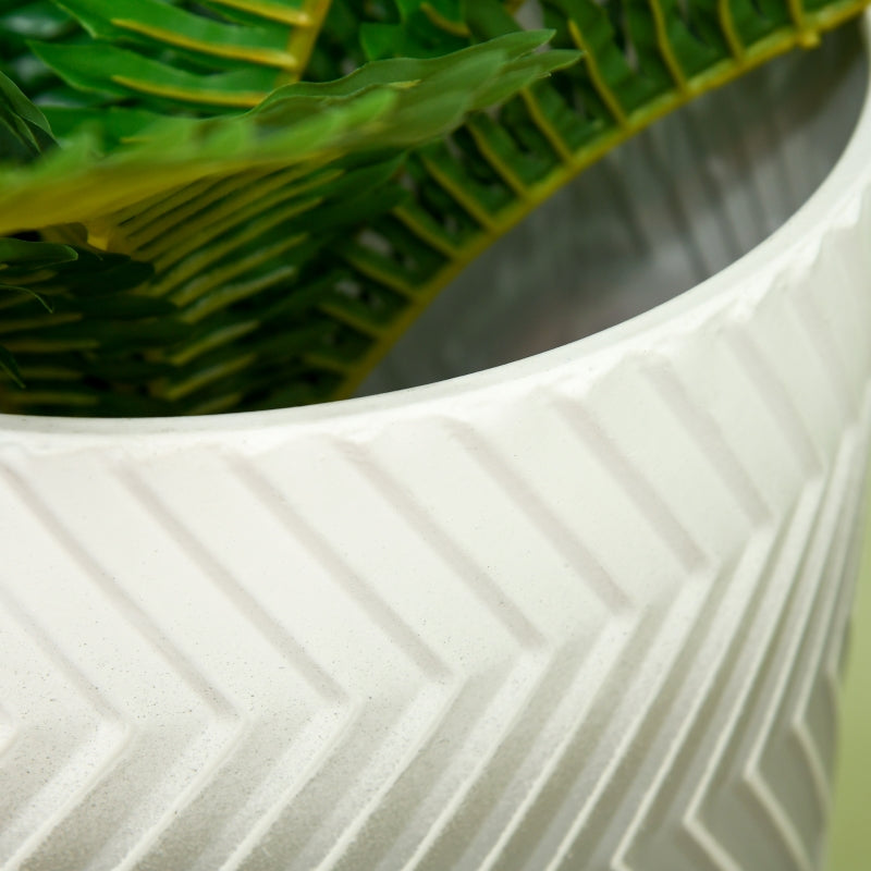 Flower Pots Set of 2 Plant Stands Metal