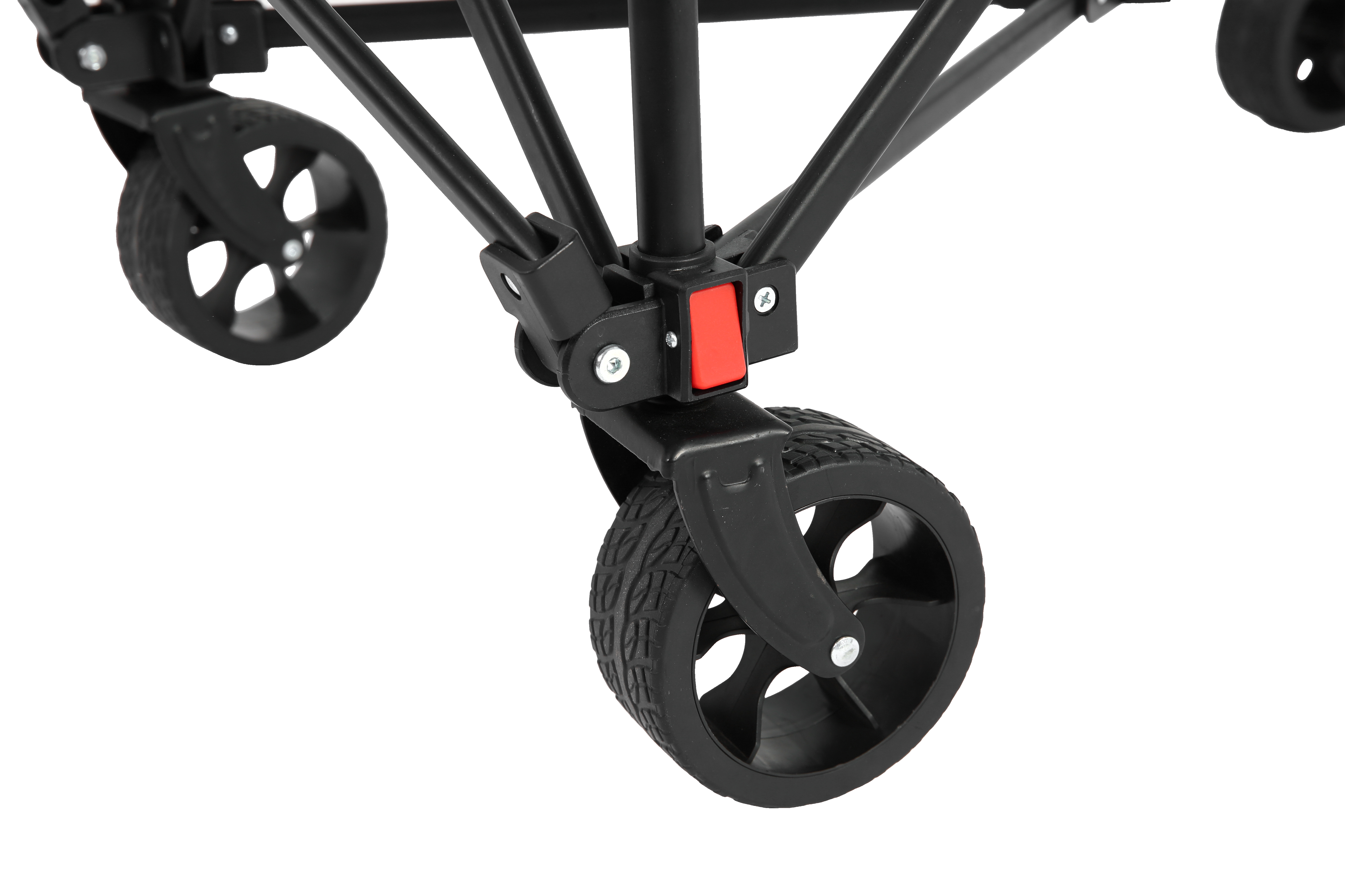 Folding Wagon Carts, all terrain wheels, heavy duty, adjustable handle, army green