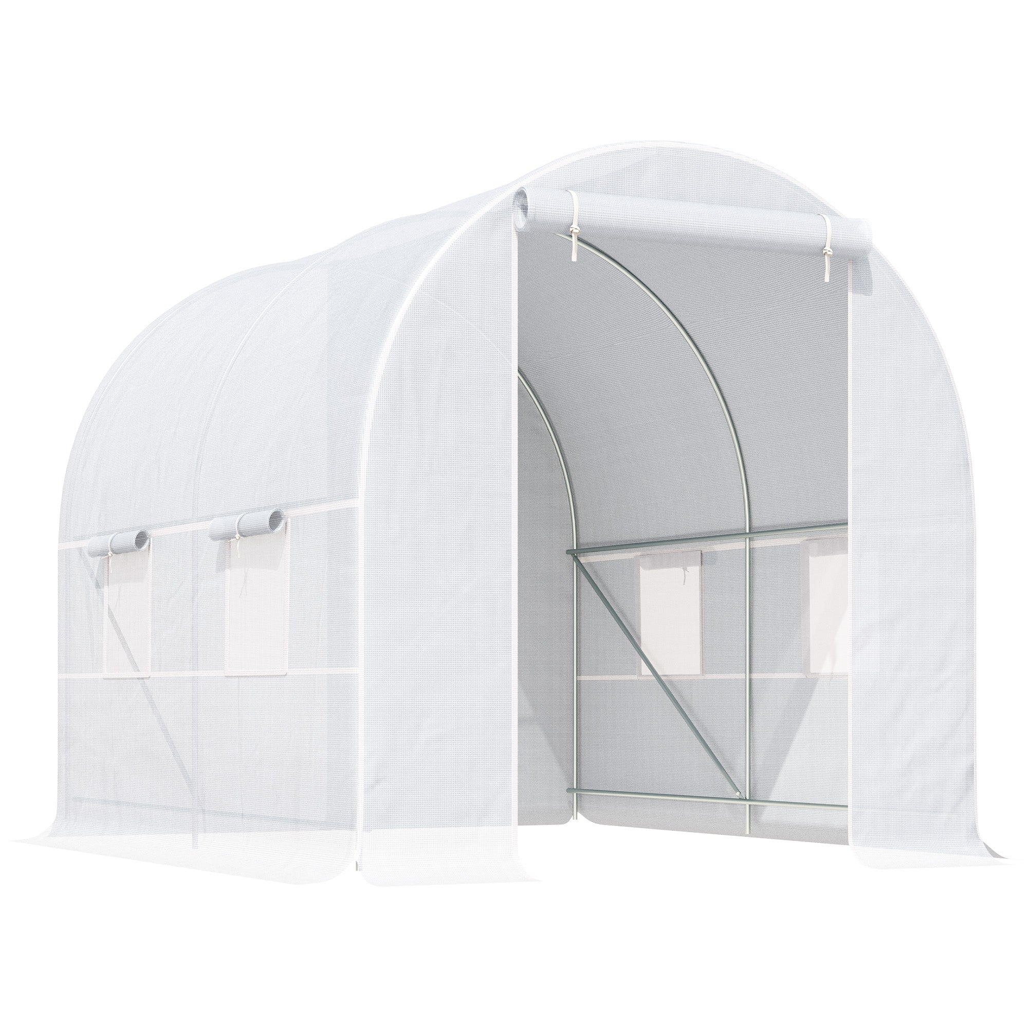 Foil Greenhouse, Hothouse Plant House 245x200x200 cm, Foil Material
