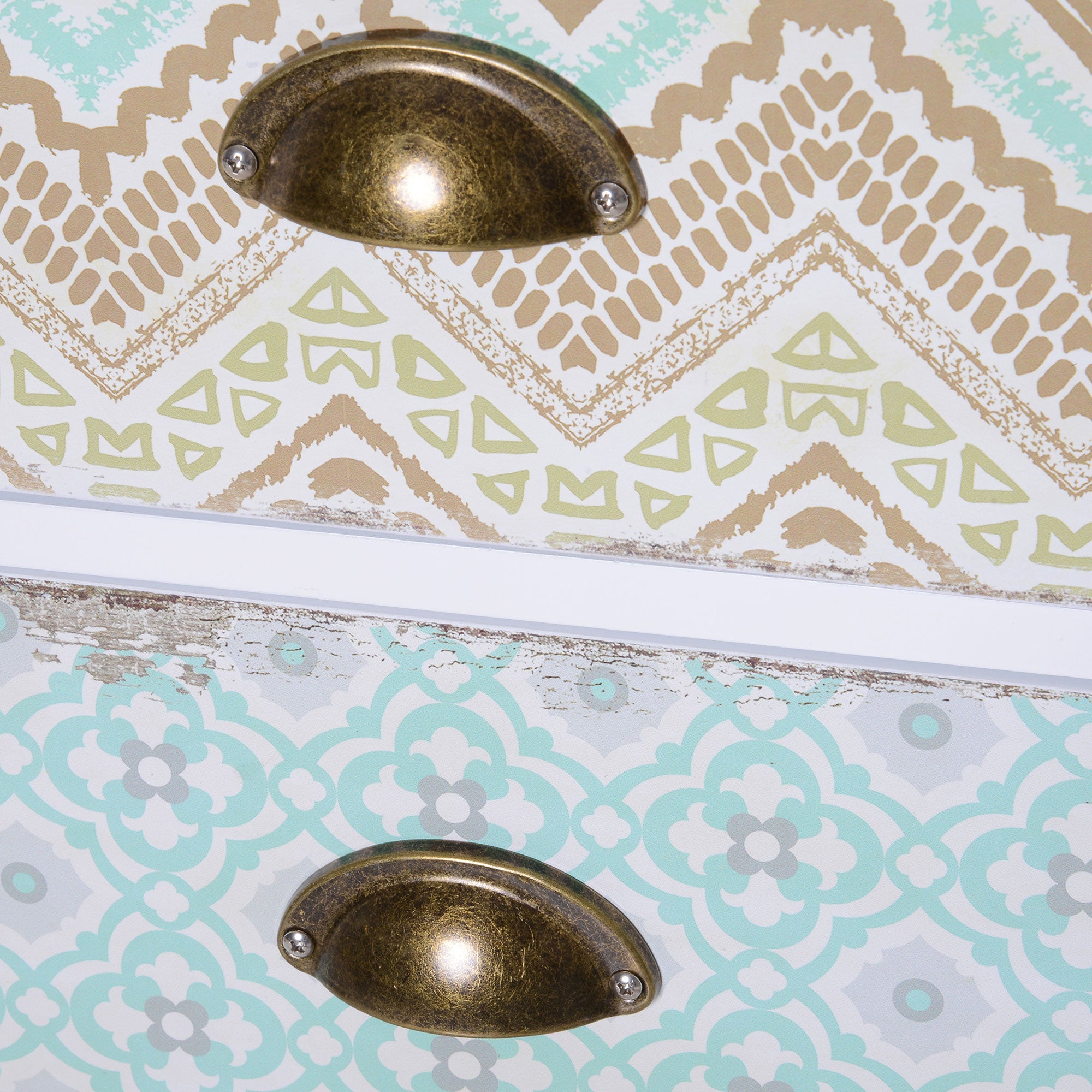 Chest of Drawers, 5 Drawers Anti-Tip, Colorful