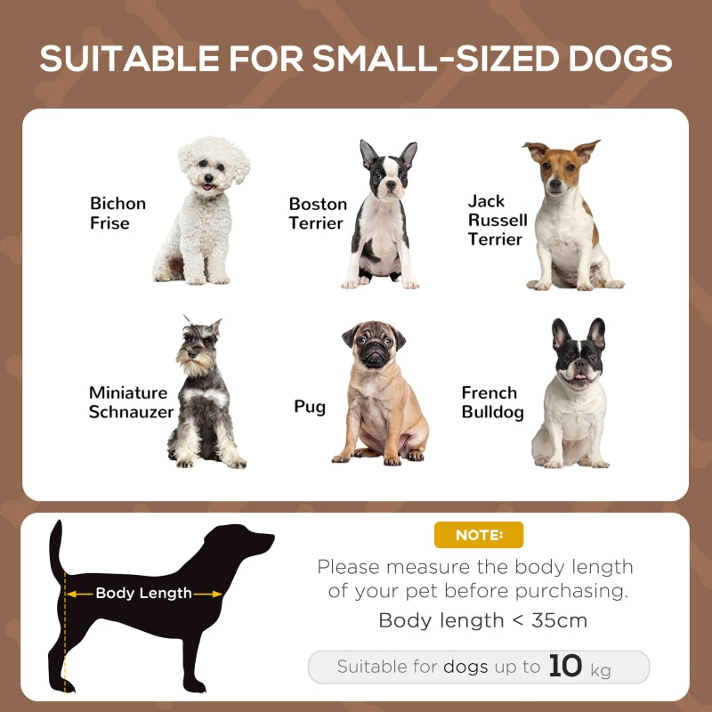 Raised Dog Bed Waterproof Elevated Pet Cot with Breathable Mesh UV Protection Canopy, Brown