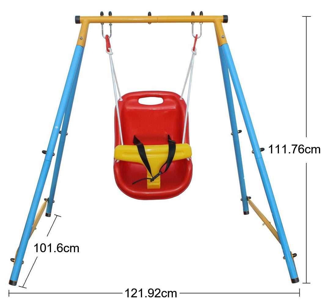 3-in-1 Baby Swing for Indoor and Outdoor, Metal Frame