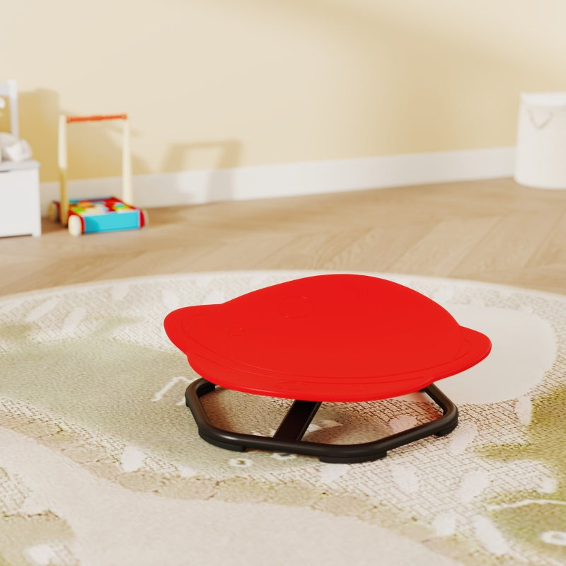 Planet-Shaped Swivel Chair, Sensory Spinning for Balance & Coordination, Red
