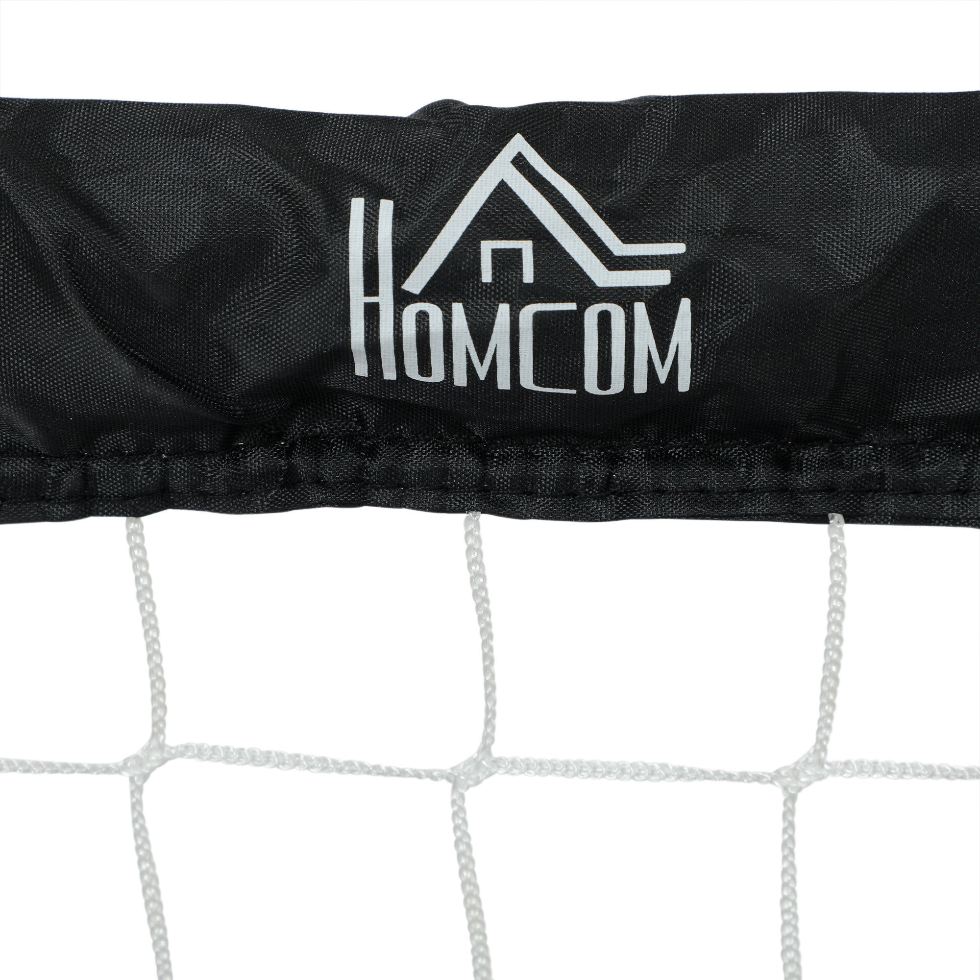 Football Goal Set of 2, Foldable with Metal Frame, Black