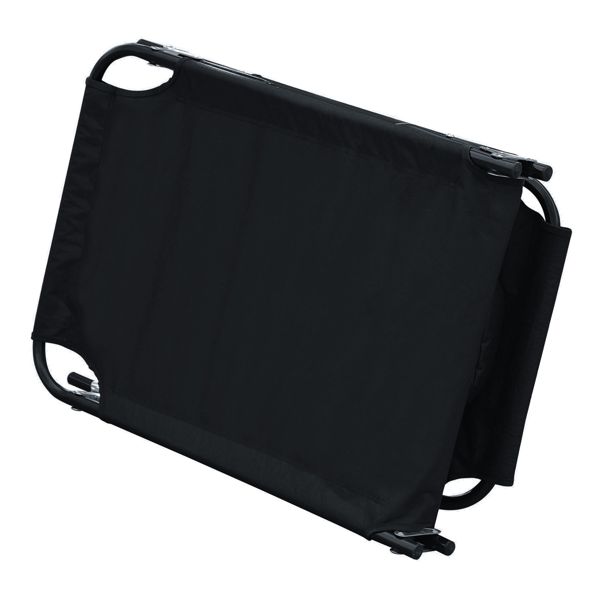 Sun Lounger Relaxation Lounger Face Opening Reading Window Three-legged, Black