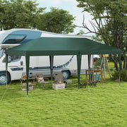 Pop-Up Gazebo 6 x 3 m Steel Frame - Green