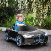 BMW i4 Licensed 12V Electric Ride-On Car, Remote Control, Black