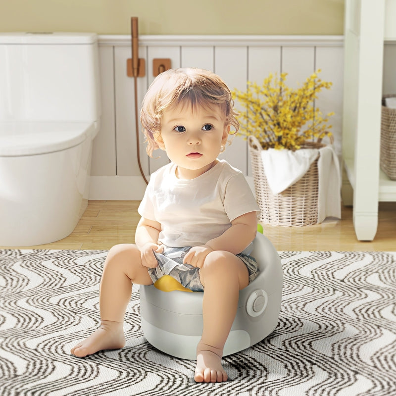 3-in-1 Children's Potty Removable Seat Faux Leather - Grey