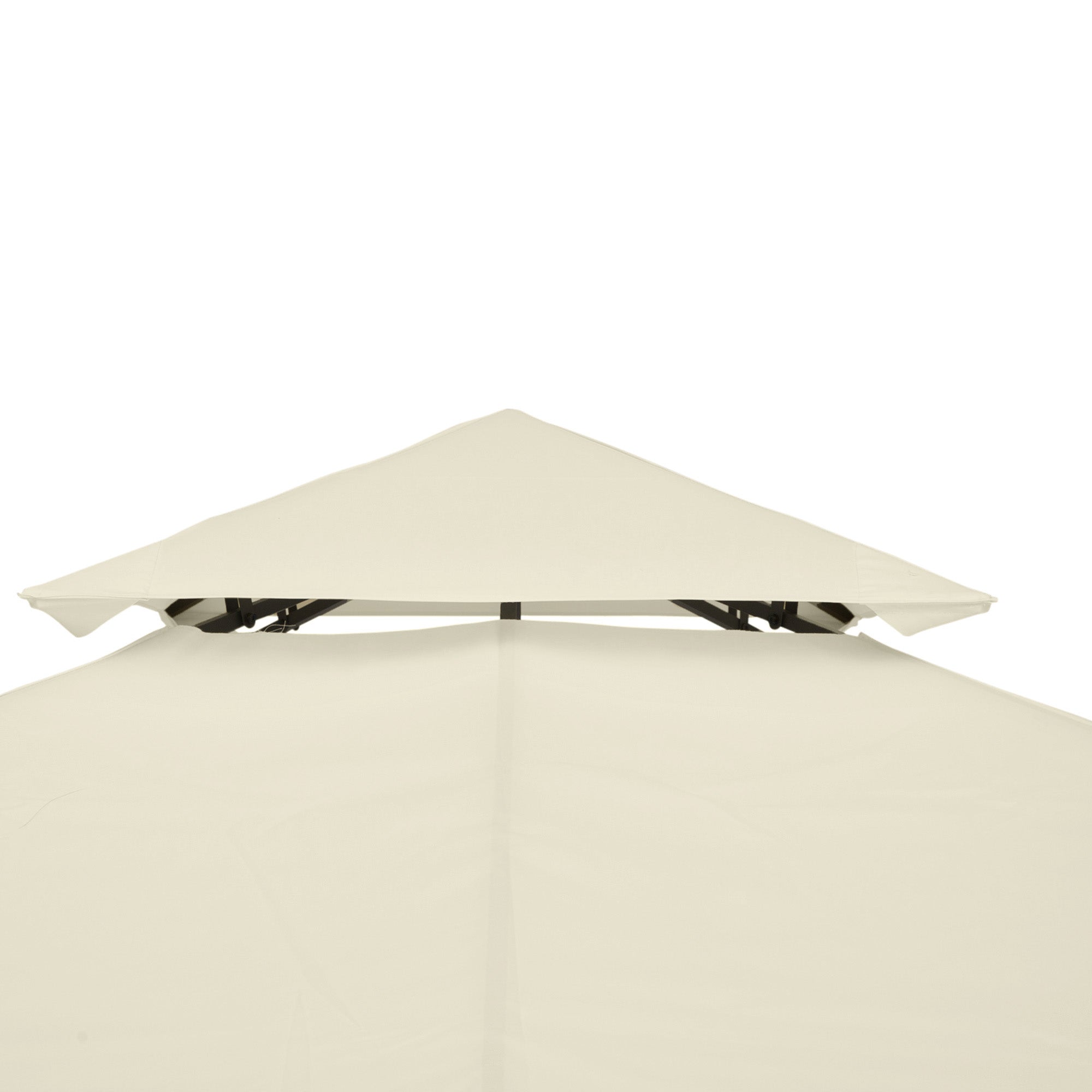 Replacement Roof for Metal Gazebo 3x3m Garden & Patio, Cream White Polyester