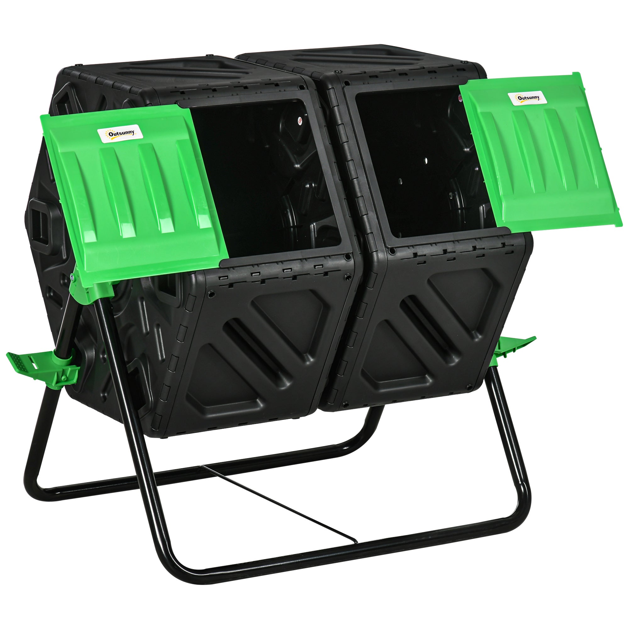 Double Chamber Composter 130L Black