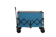Beach Wagon, Collapsible 220lbs, Heavy Duty, All-Terrain Wheels, Blue