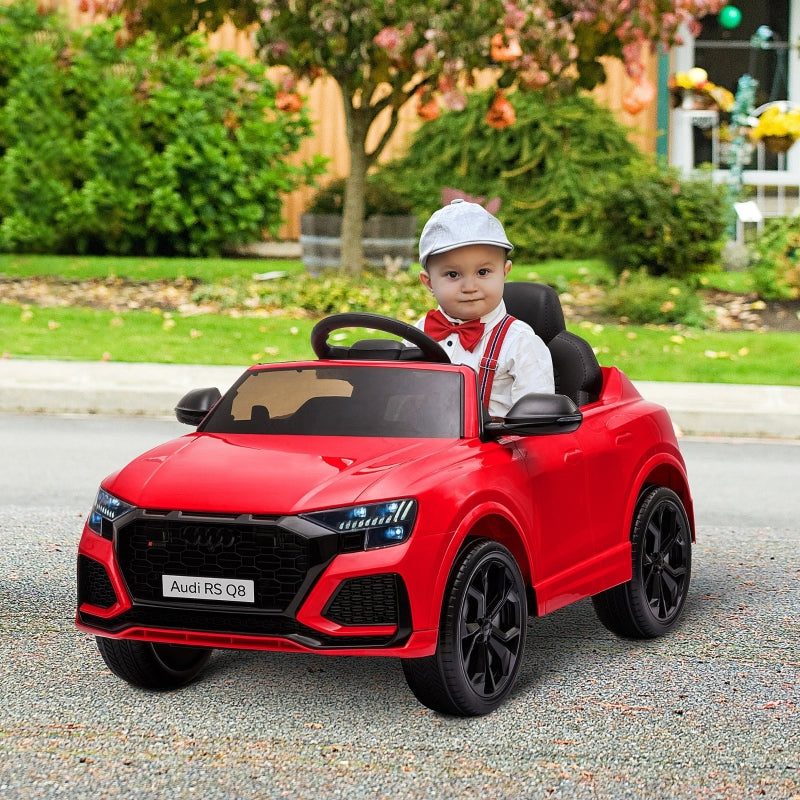 Audi RS Q8 Electric Car for Kids with Remote Control, 6V, Red