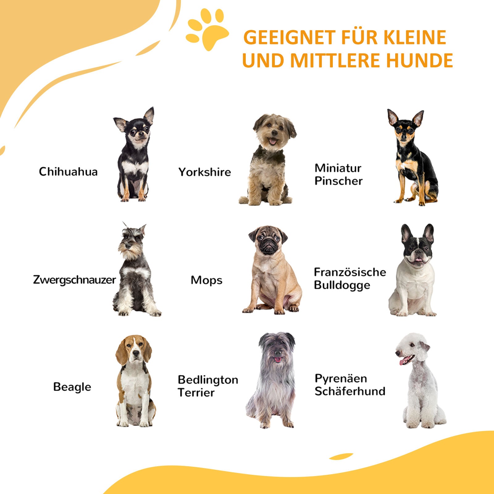 Stair Gate for Dogs, Automatic Closing, Cat Flap, Drill-Free, 74-100cm, White