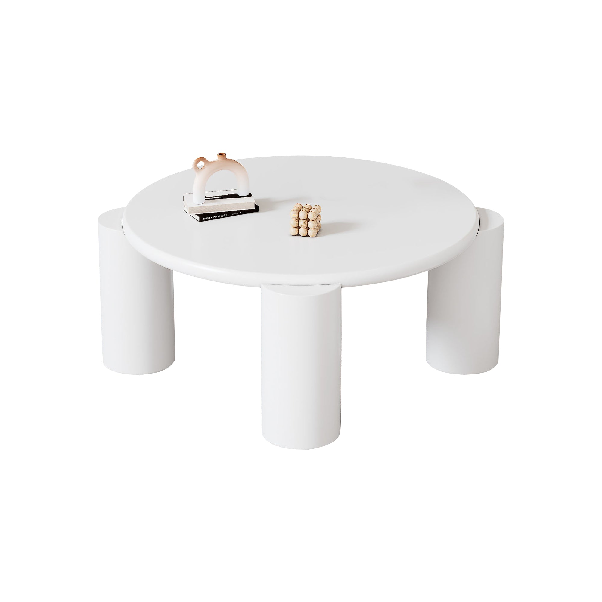 Coffee Table, Round White