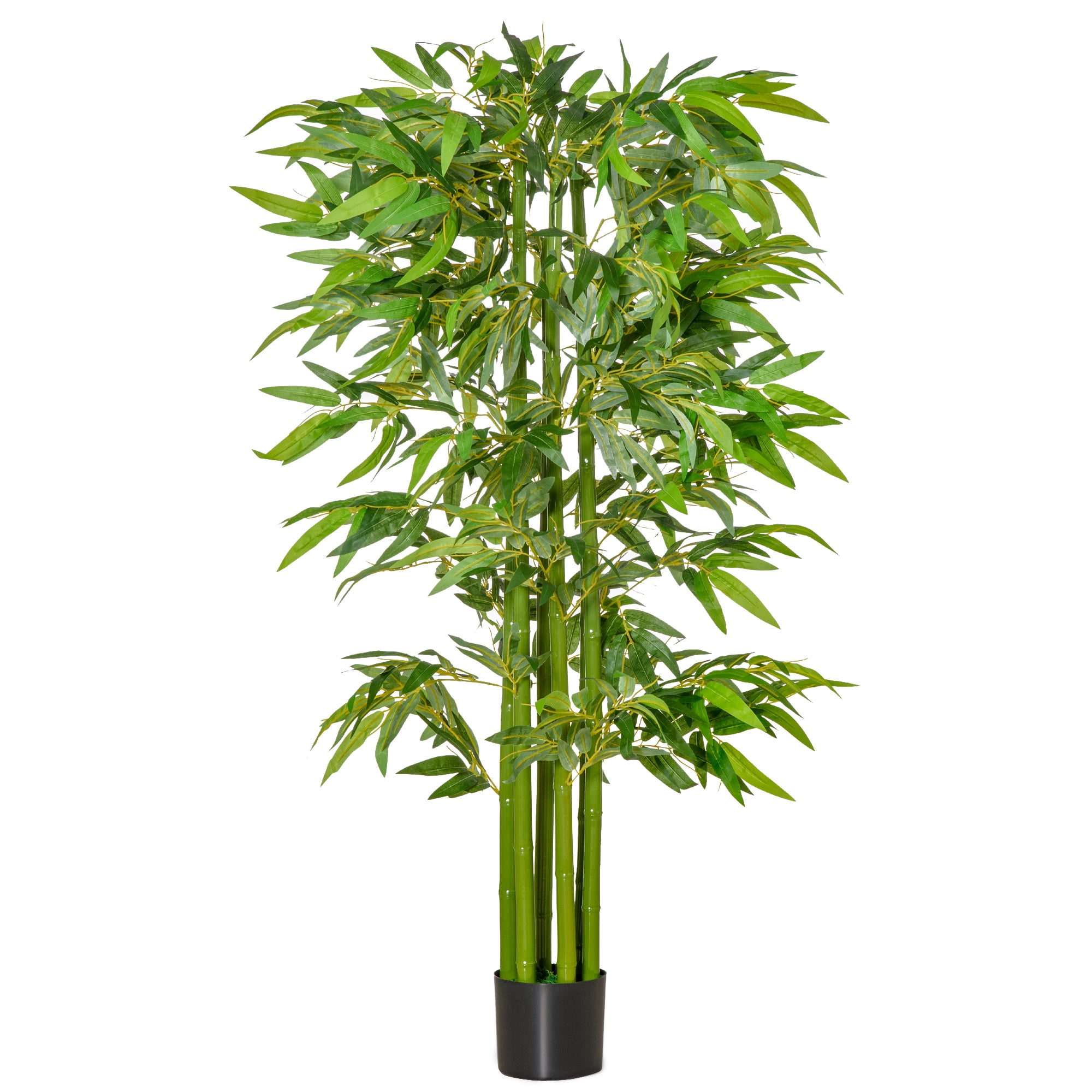 Artificial Bamboo Plant 160 cm Easy Care Office/Home, Large Plastic Pot