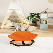 Planet-Shaped Swivel Chair, Sensory Spinning for Balance & Coordination, Orange