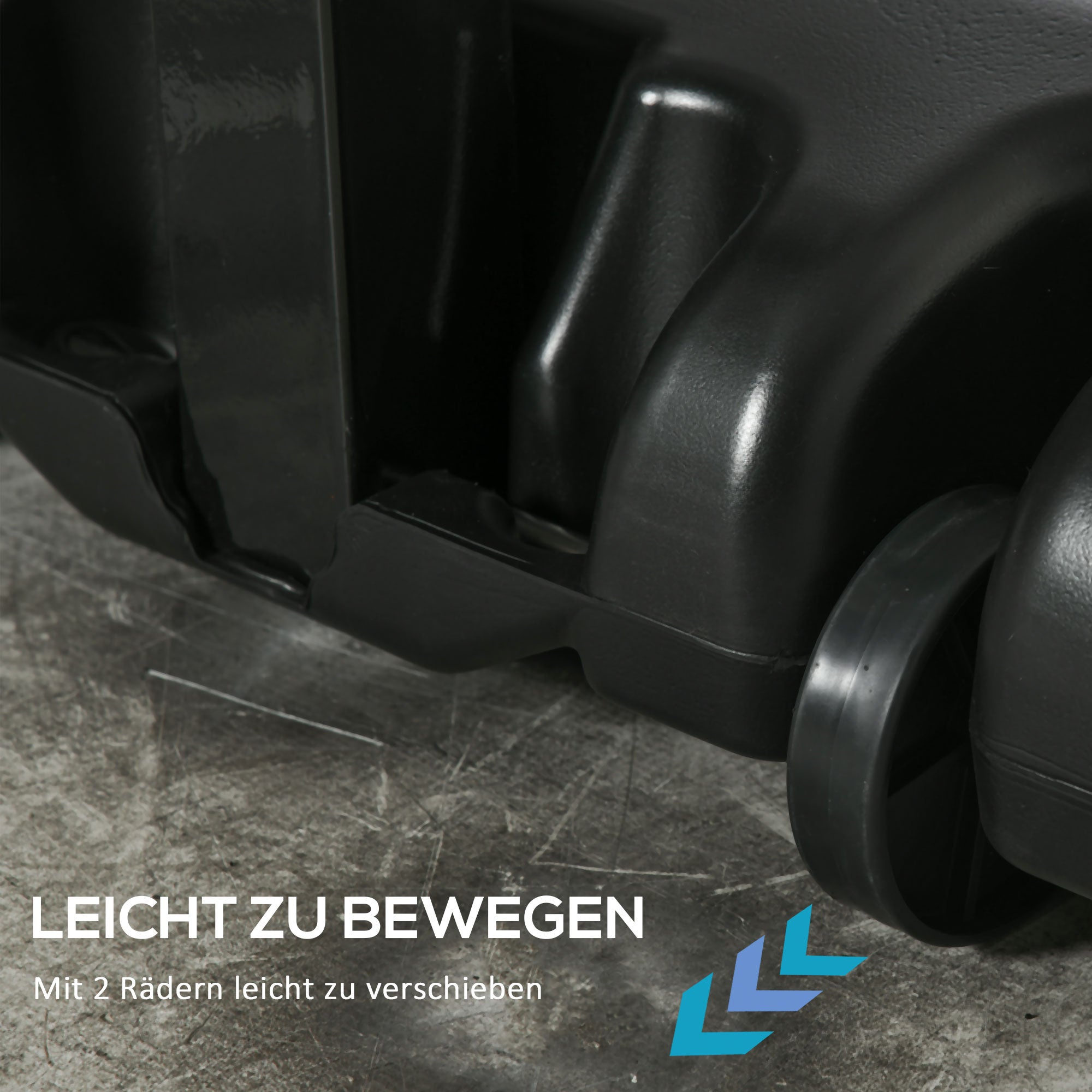 Basketball Hoop, Height Adjustable, Rolling Function, Stable Stand, Black