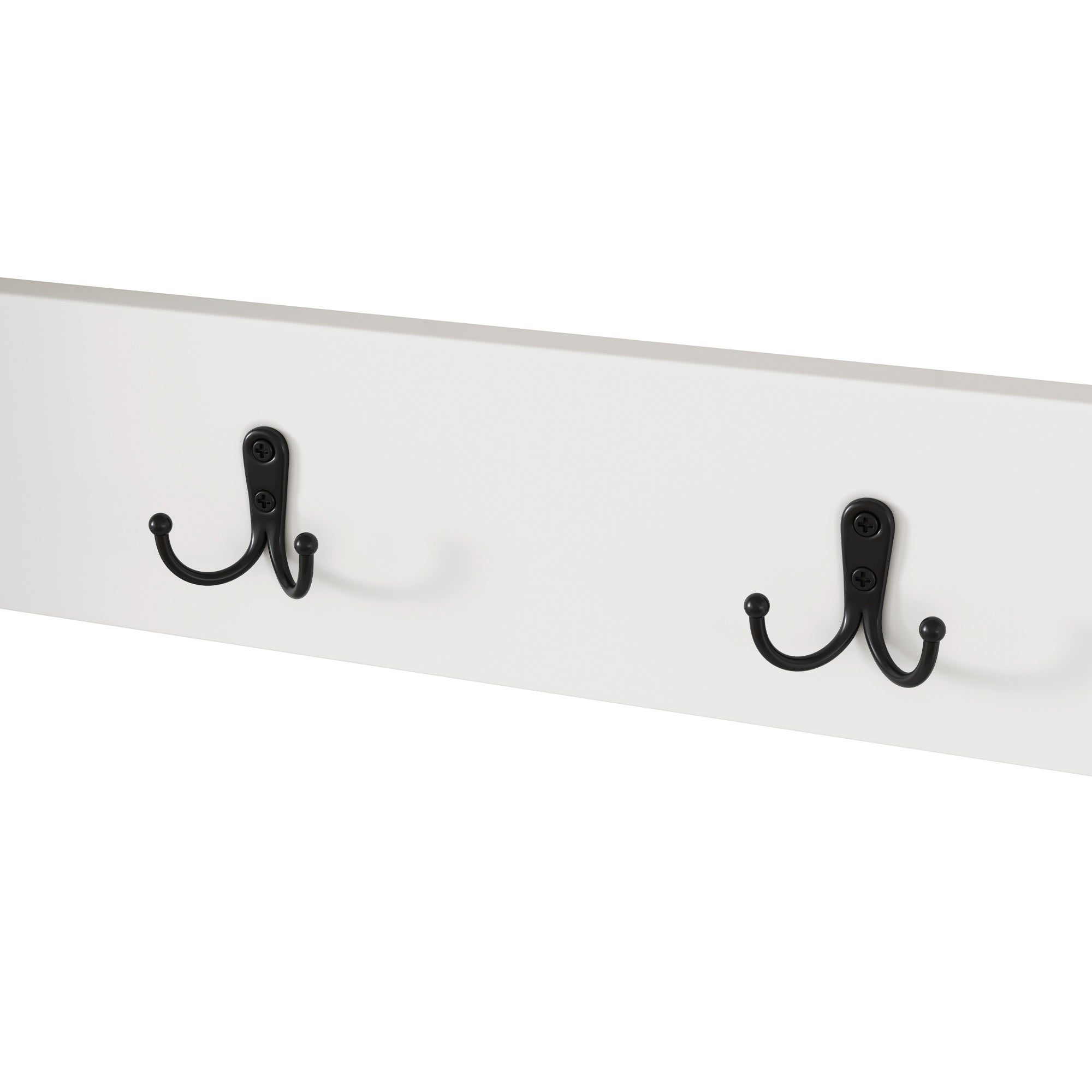 Shoe Cabinet with 3 Doors, Hooks, 15 Pairs Capacity