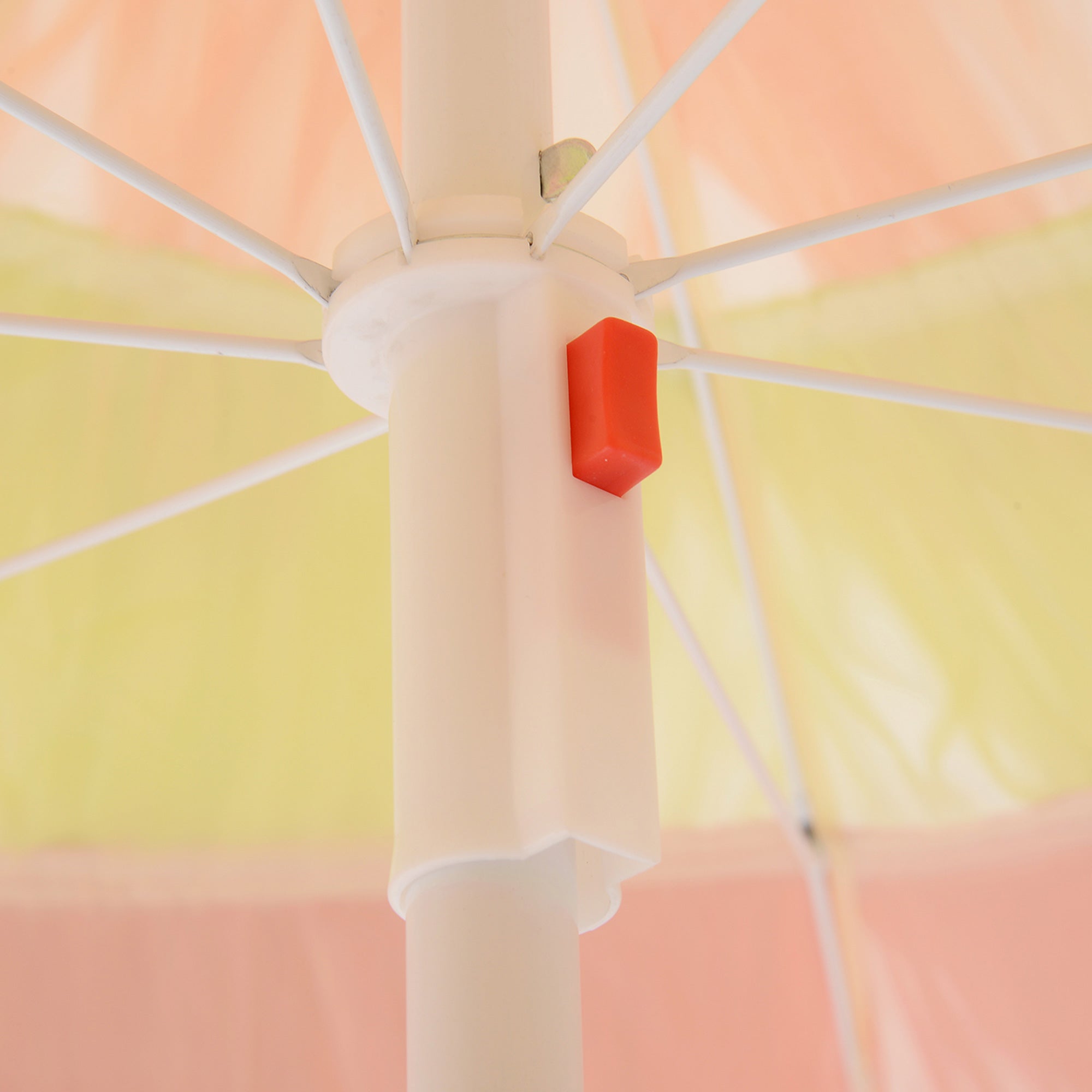 1.6m Garden Hawaii Parasol, Folding Tilting Crank Sun Umbrella, Multicolour