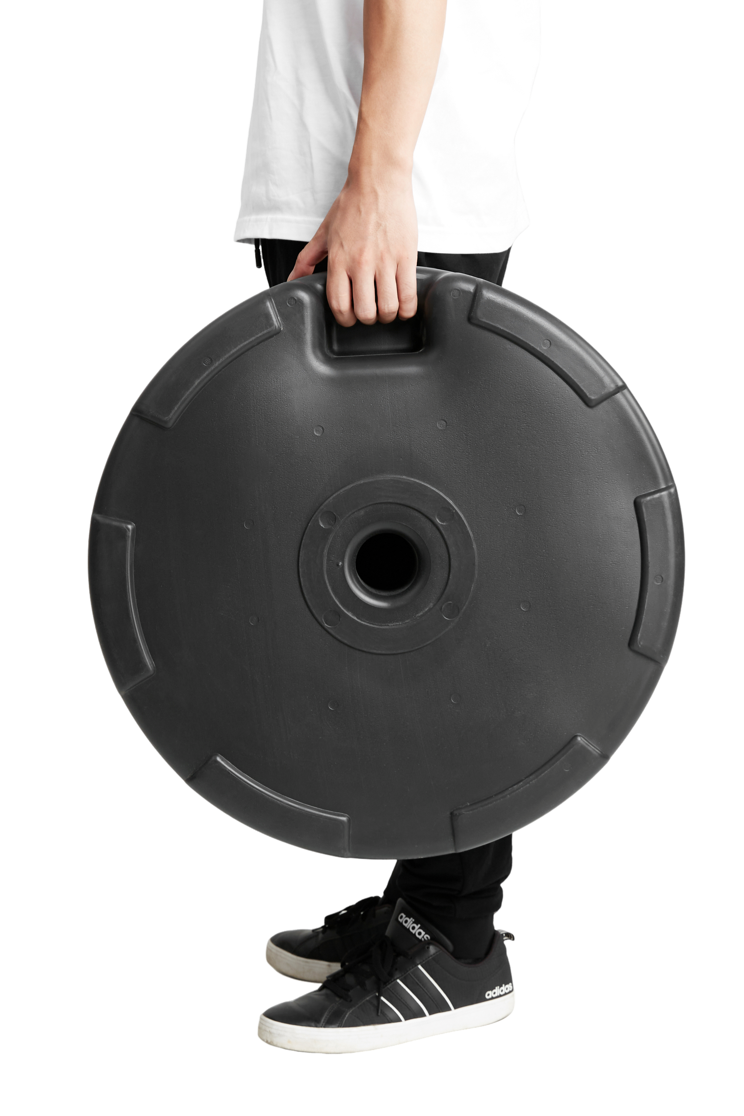 Umbrella Base, Water/Sand Filled Round, Black