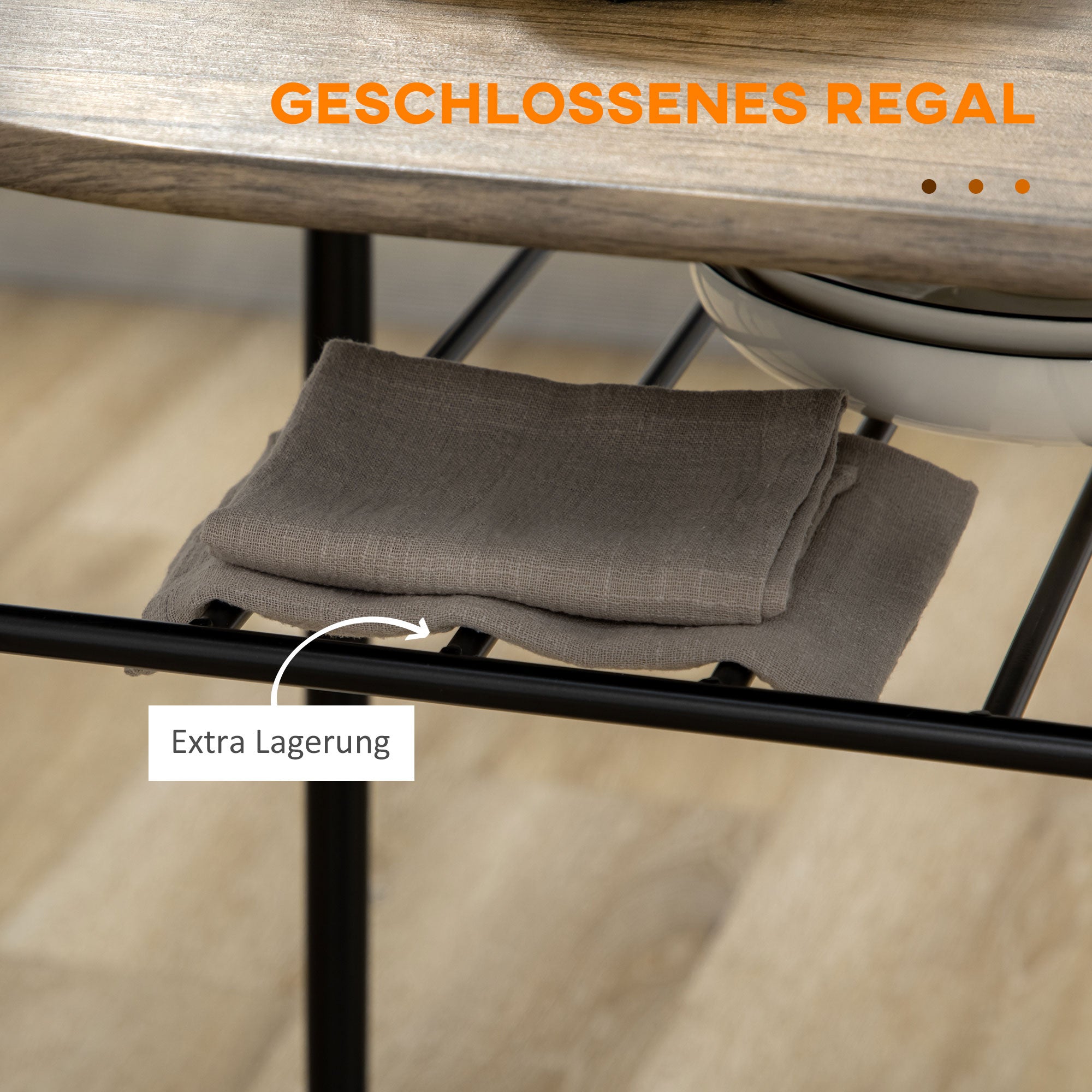 Bistro Set Dining Table and 2 Chairs 80cm Black