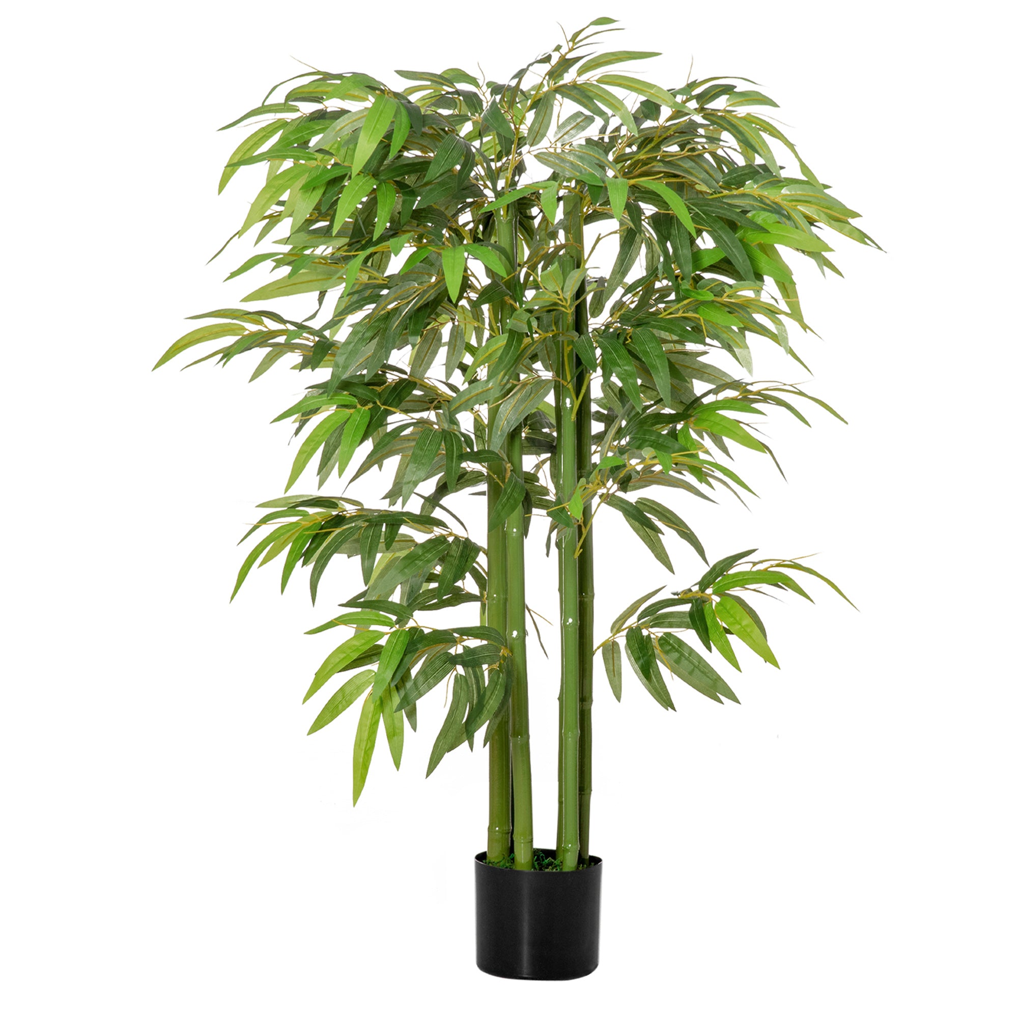 Artificial Bamboo Tree, 140 cm, 780 Leaves, Plastic