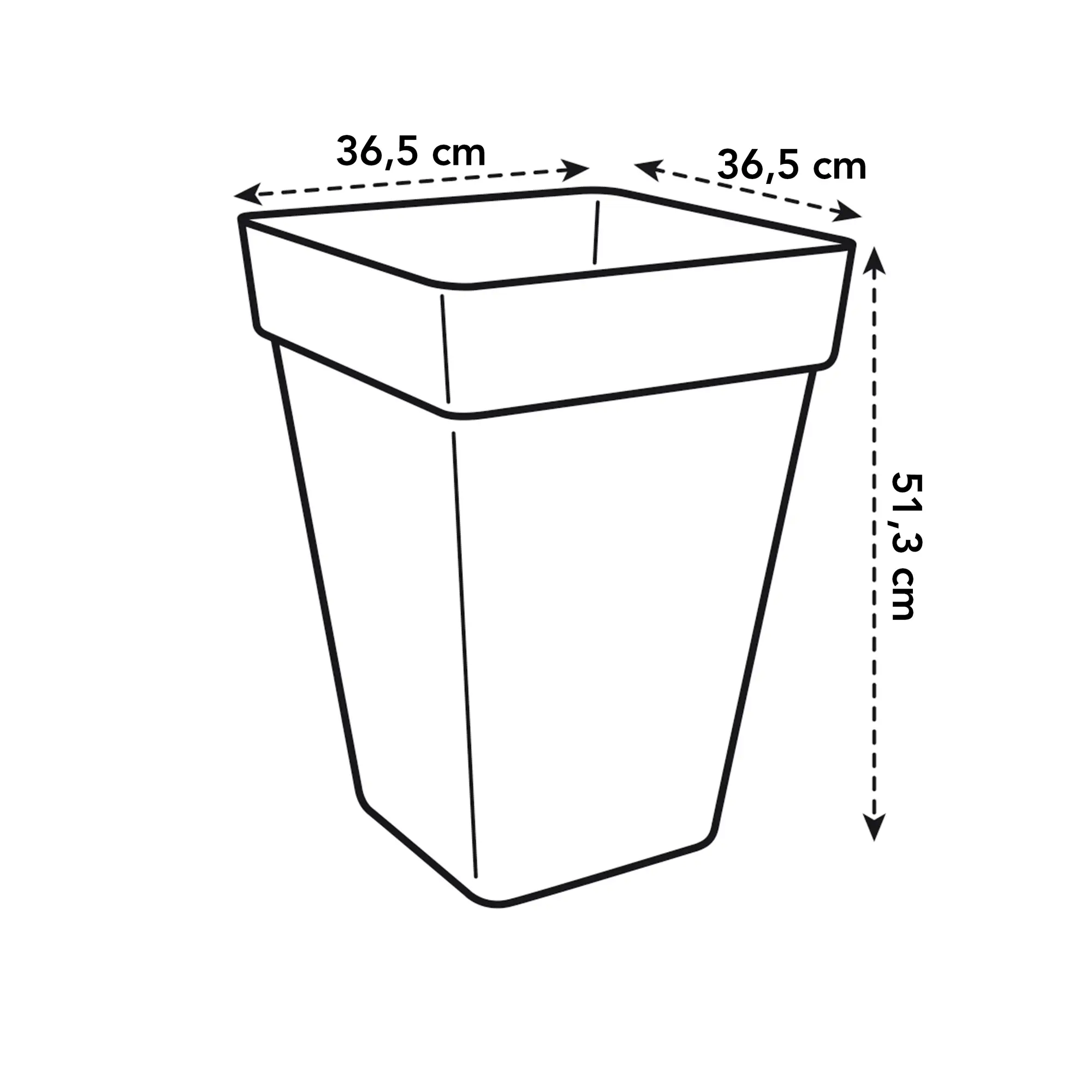 Loft Urban Square High 37 (White)