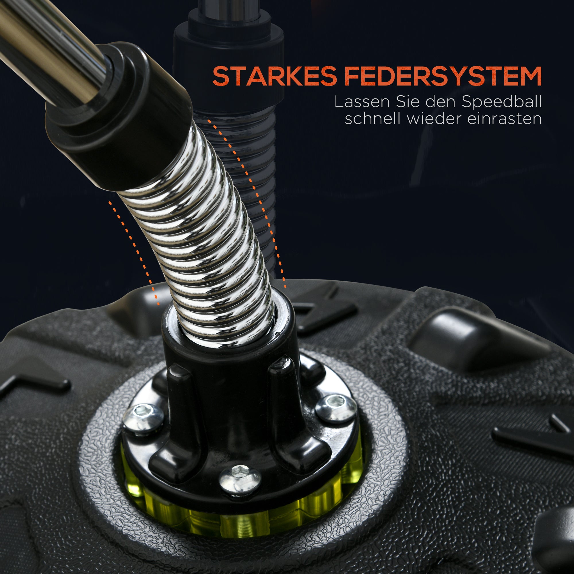 Punching Ball, Height Adjustable Standing Boxing Trainer, Black