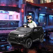 Licensed Land Rover Discovery Sport 12V Kids Ride on Car with Remote Control, Black