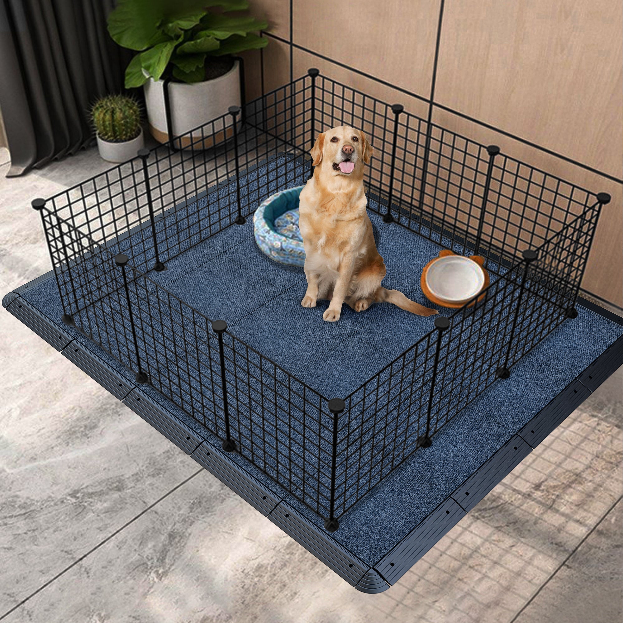 Patio Deck Tiles 12" Interlocking DIY Module 36pcs - Carpet