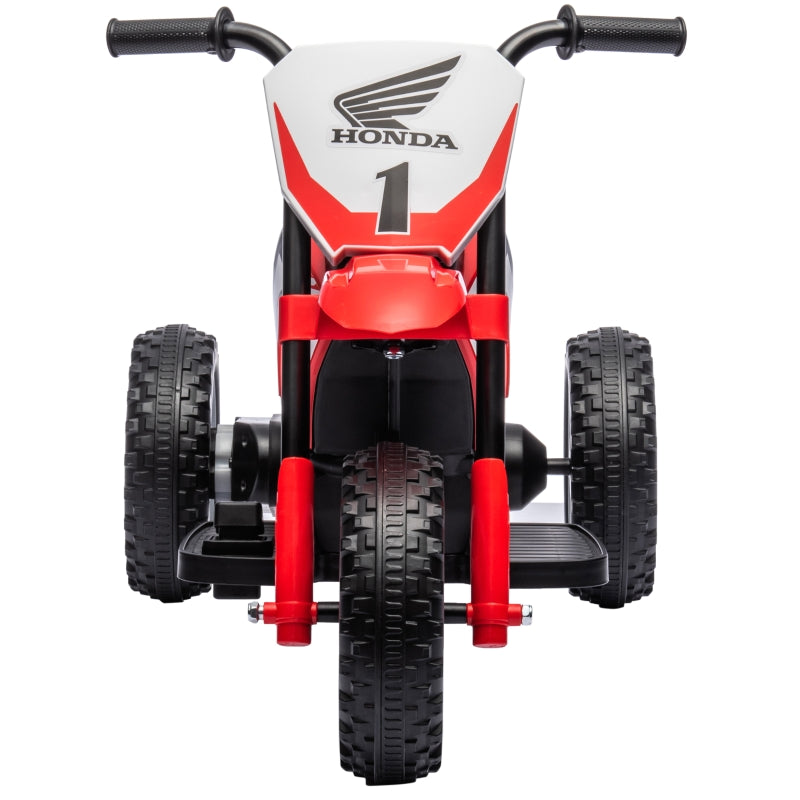 Honda Electric Children's Motorcycle with Sound Effects and 3 km/h Speed for 18-36 Months, Red