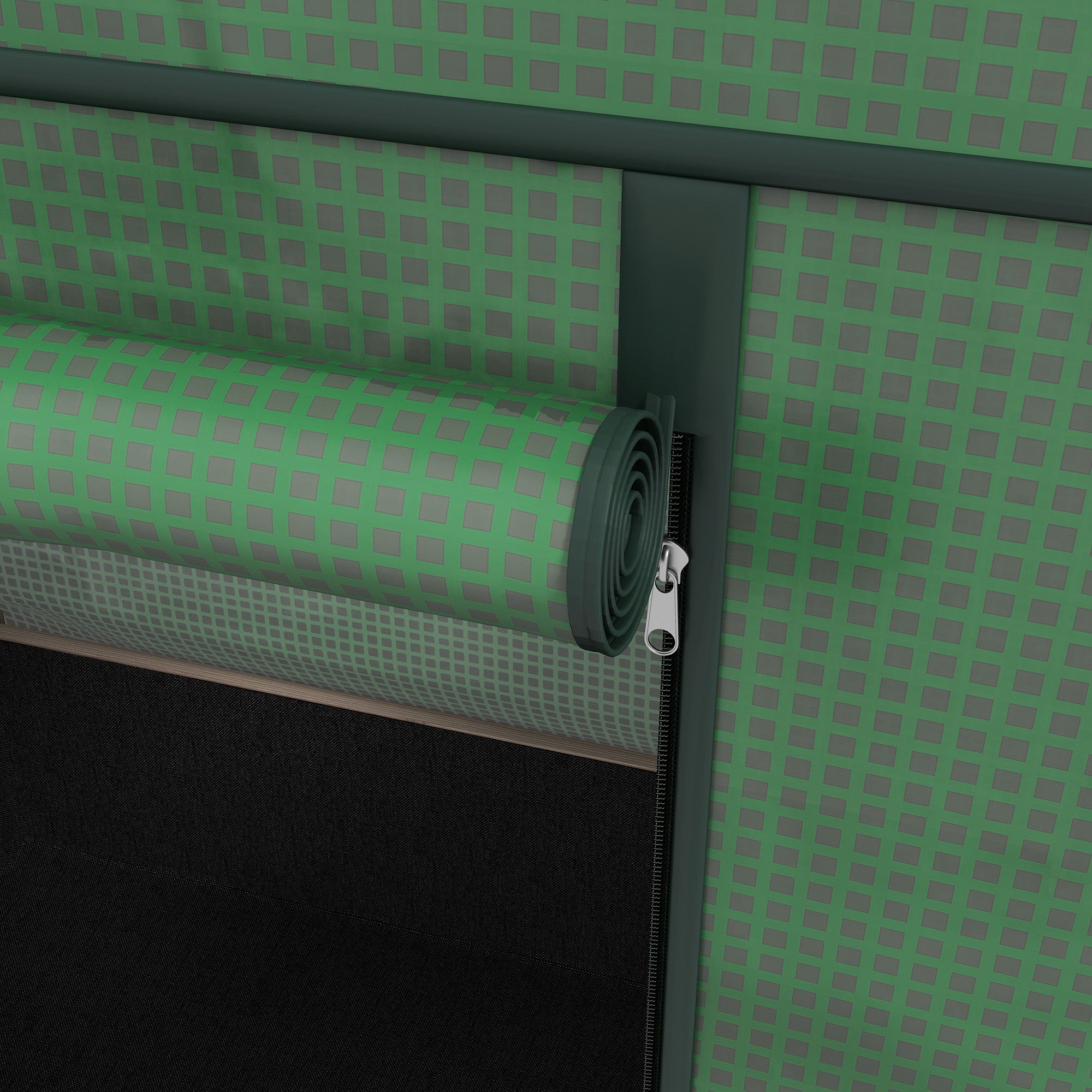 Raised Bed with Greenhouse, Cold Frame for Herbs & Vegetables, Wood Natural/Green