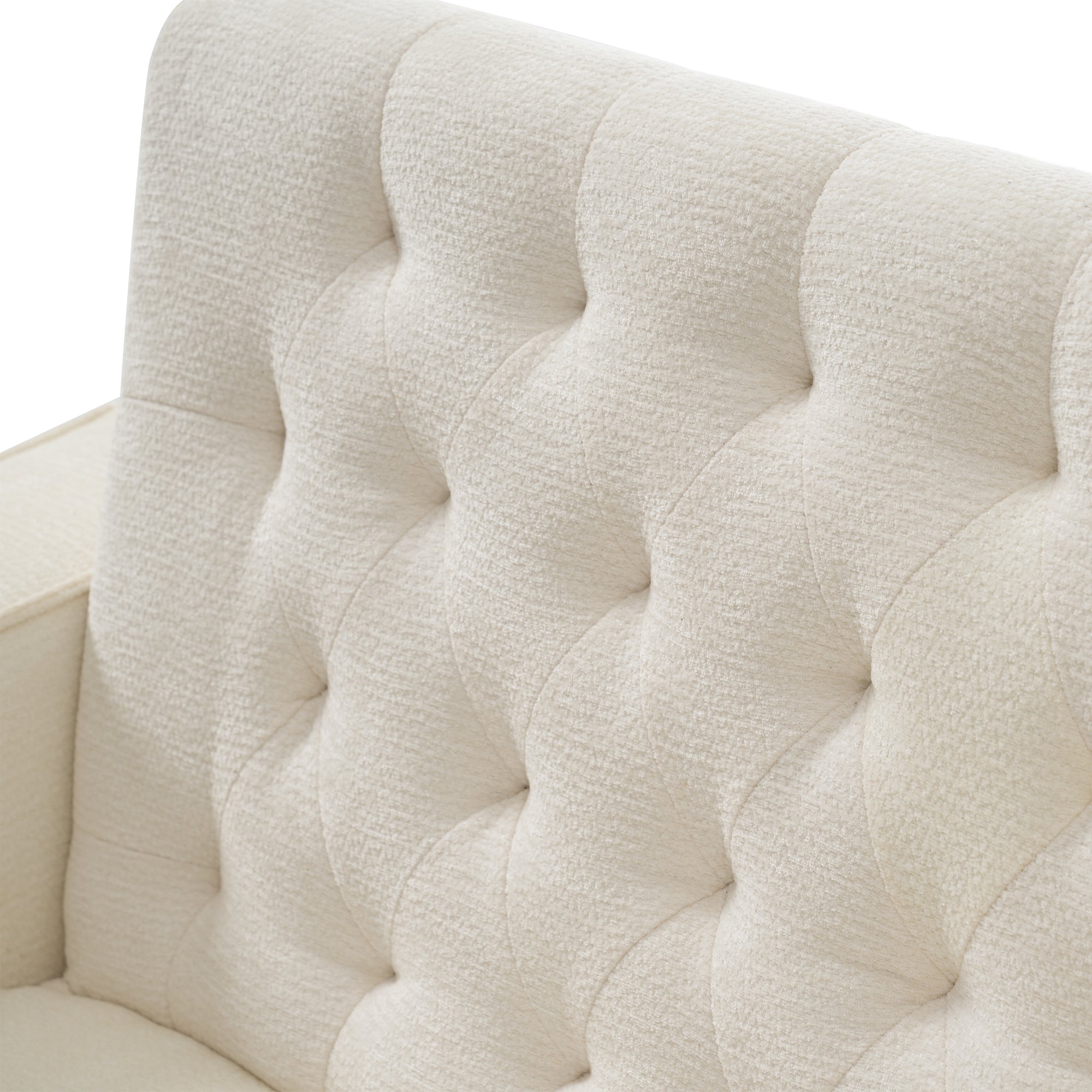 Sofa Bed, Modern Folding with Storage, Cup Holder, USB, Beige