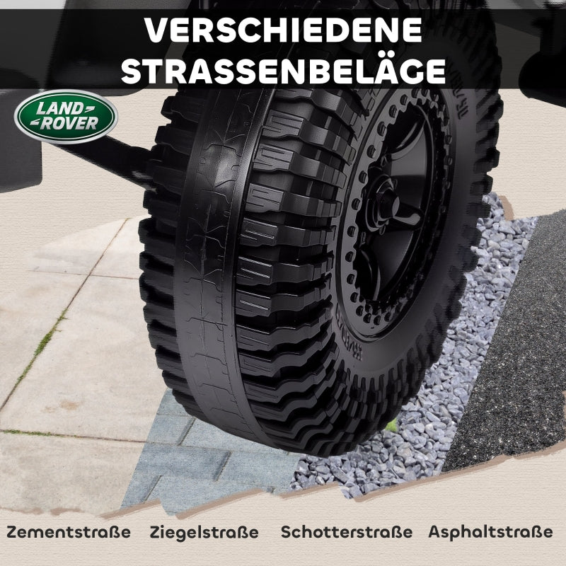 AIYAPLAY Children's Electric Car, 12V Battery, Remote Control, LED Lights, White